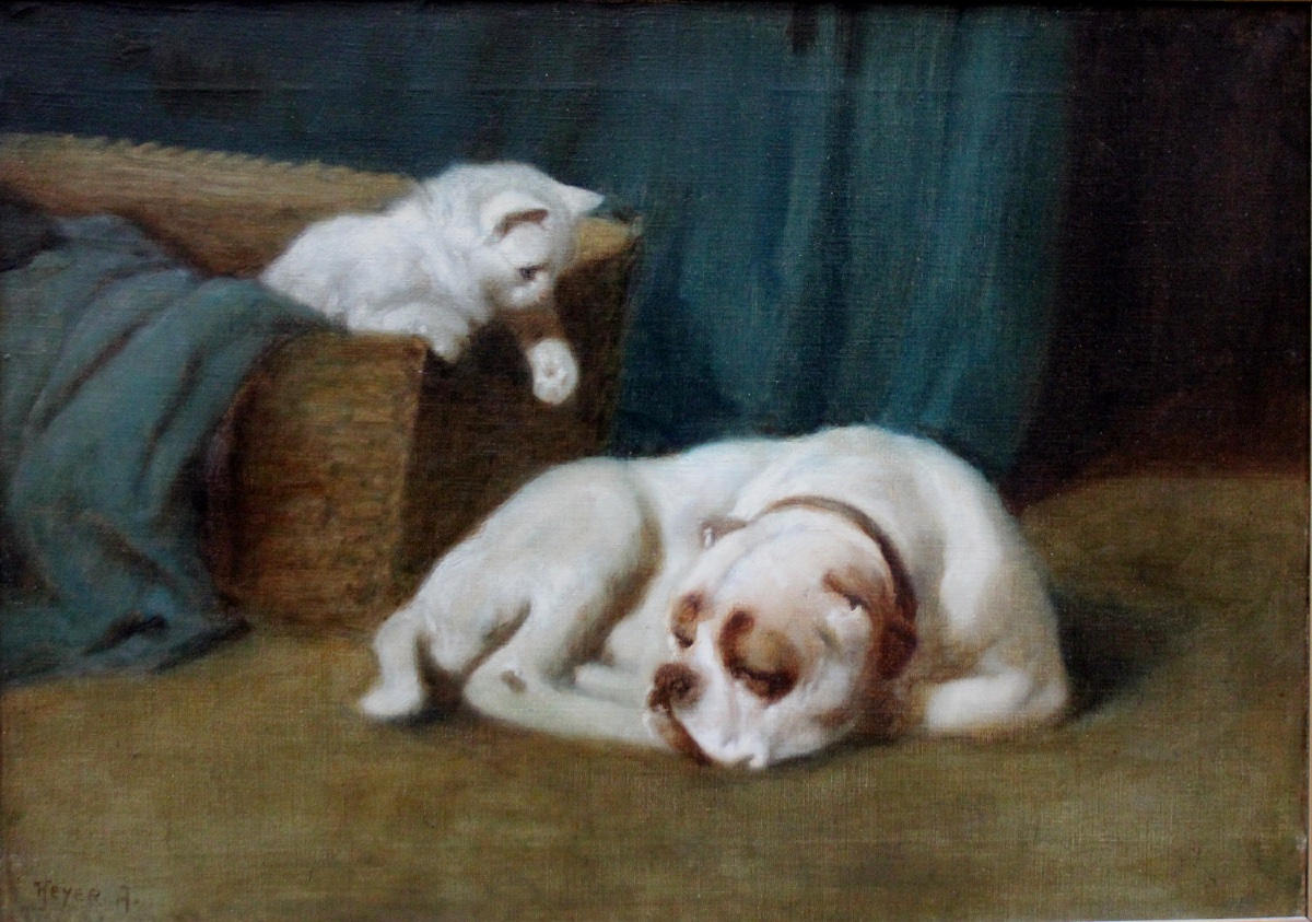 Domestic Idyll By Artur Heyer (1872–1931)-photo-2