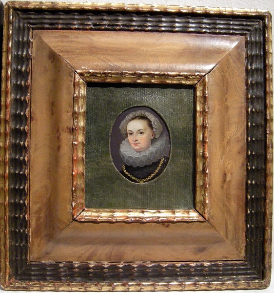 Miniaturist, 17th Century  Two Family Portraits, Miniatures On Copper-photo-1