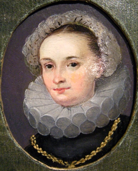 Miniaturist, 17th Century  Two Family Portraits, Miniatures On Copper-photo-2
