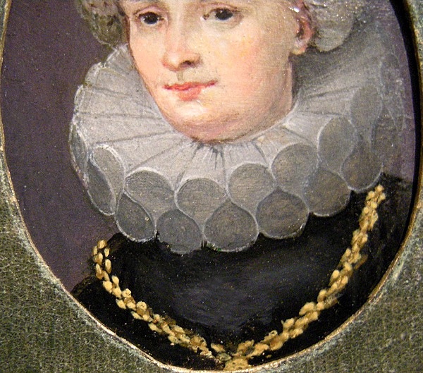 Miniaturist, 17th Century  Two Family Portraits, Miniatures On Copper-photo-4