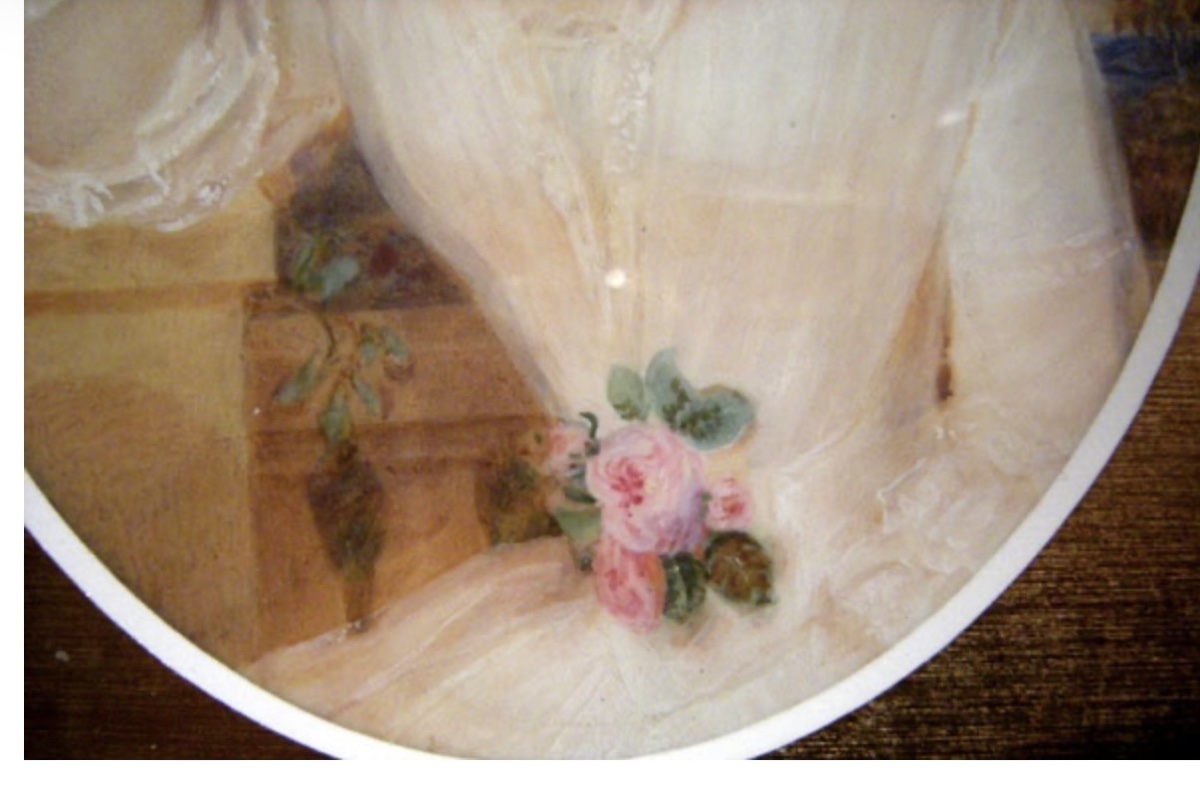 Portrait d’une jeune femme », miniature sur ivoire par Emanuel Thomas Peter (1799-1863)-photo-4