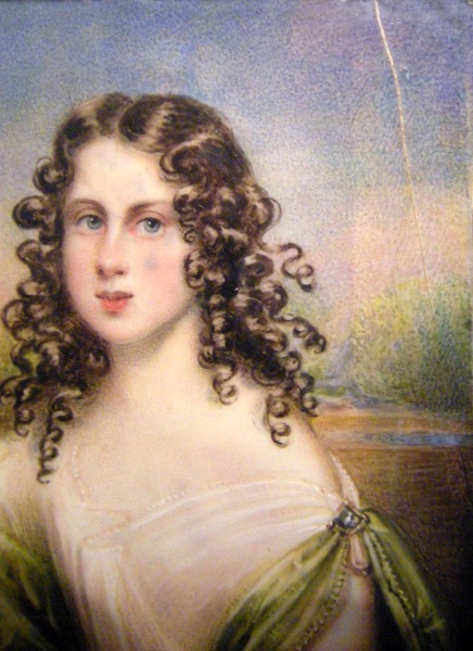 Charlotte Augusta Howard, 13 ans, miniature sur ivoire par Emma Eleonora Kendrick (1788-1871)-photo-4