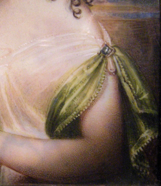 Charlotte Augusta Howard, 13 ans, miniature sur ivoire par Emma Eleonora Kendrick (1788-1871)-photo-2