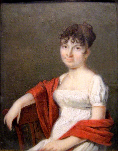 Portrait Of A Lady Dressed In Red By Josef (giuseppe) Grassi (1757–1838) — Attributed-photo-2