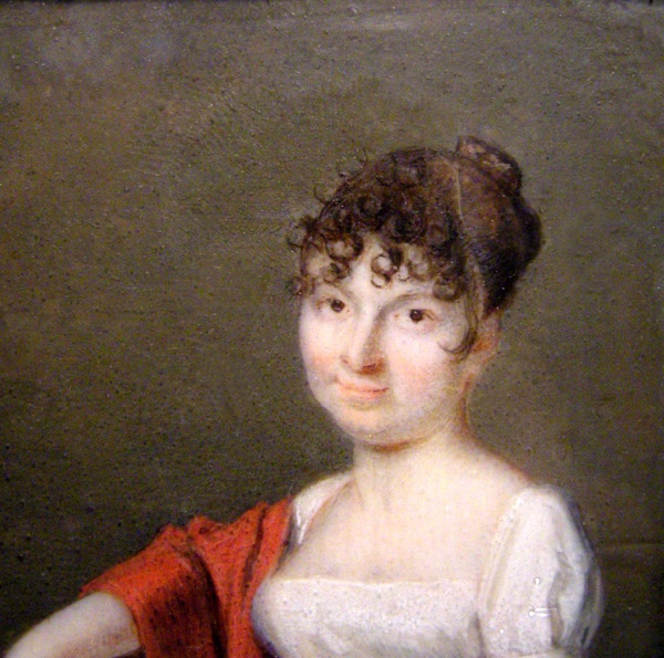 Portrait Of A Lady Dressed In Red By Josef (giuseppe) Grassi (1757–1838) — Attributed-photo-3