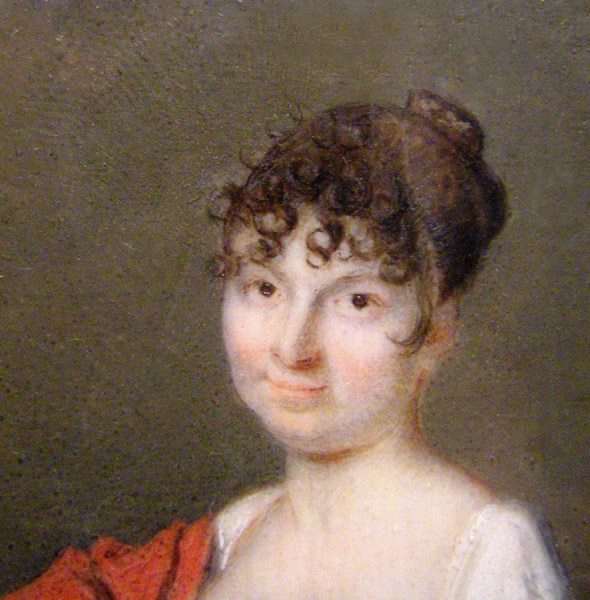 Portrait Of A Lady Dressed In Red By Josef (giuseppe) Grassi (1757–1838) — Attributed-photo-4