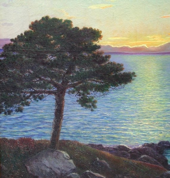 Sunset Over The Sea By Eduard Kasparides (austrian, 1858–1926)—attributed-photo-3