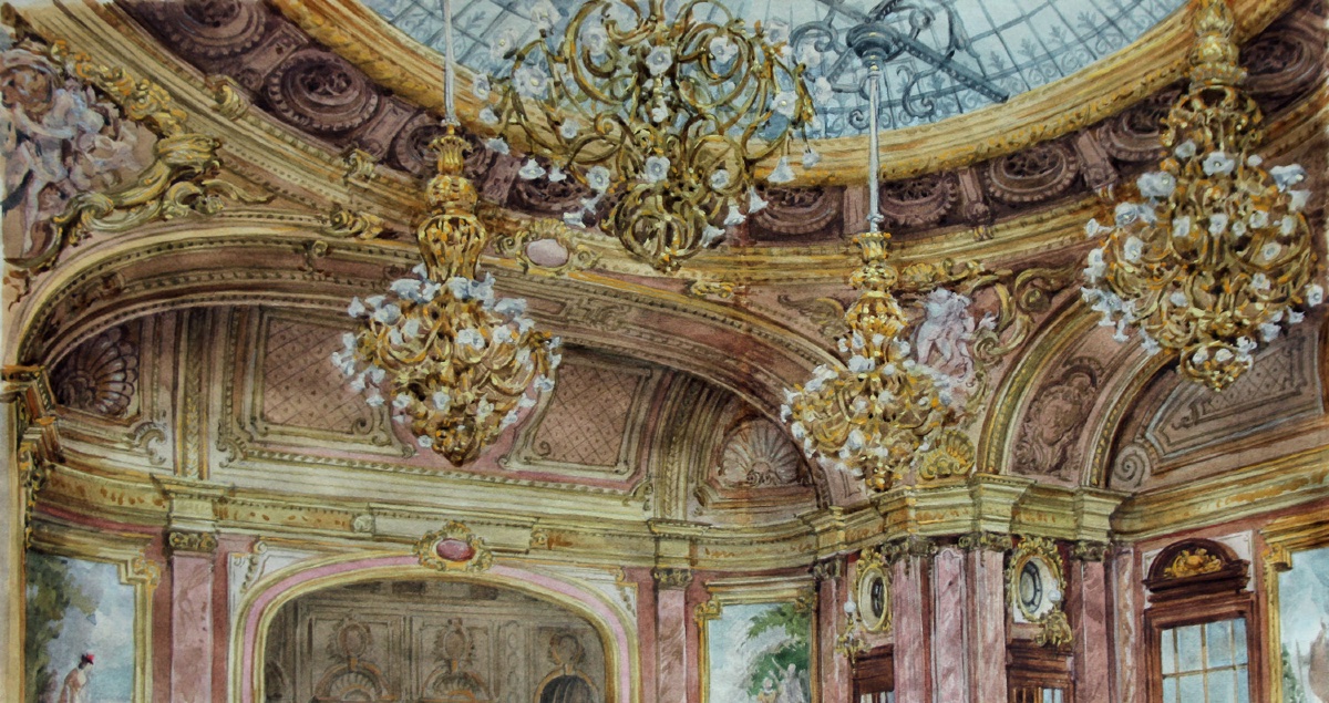 Scène au Grand Casino de Monte-Carlo par Alexandre  SEREBRIAKOV (1907-1995), attribuée à-photo-4