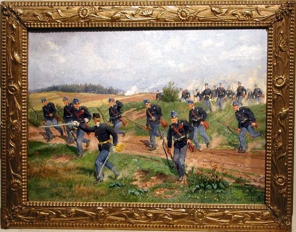 MORITZ LEDELI (1856-1920) ATTAQUE