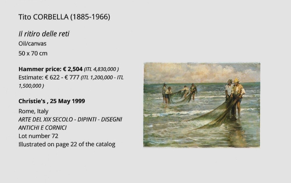 BELLE BAIGNEUSE PAR TITO CORBELLA (ITALIEN, (1885-1966)-photo-4