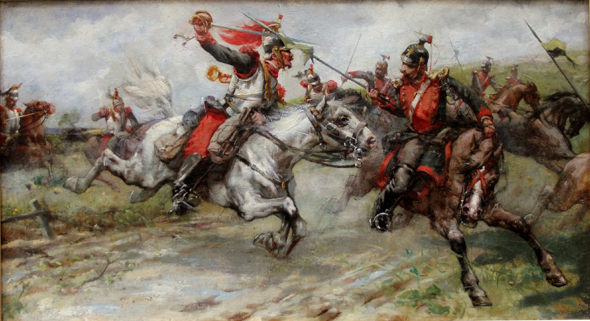 A Scene From The Franco-prussian War Of 1870–1871 By A French Painter, 19th Century-photo-2