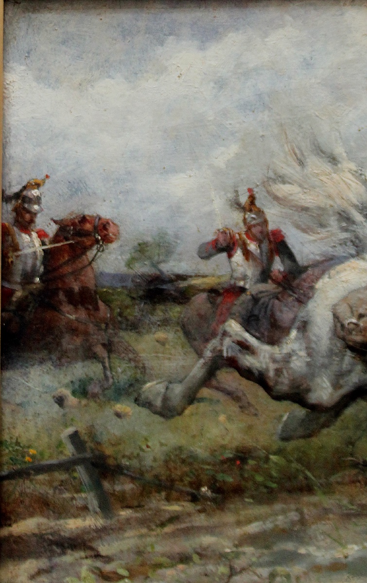 A Scene From The Franco-prussian War Of 1870–1871 By A French Painter, 19th Century-photo-2