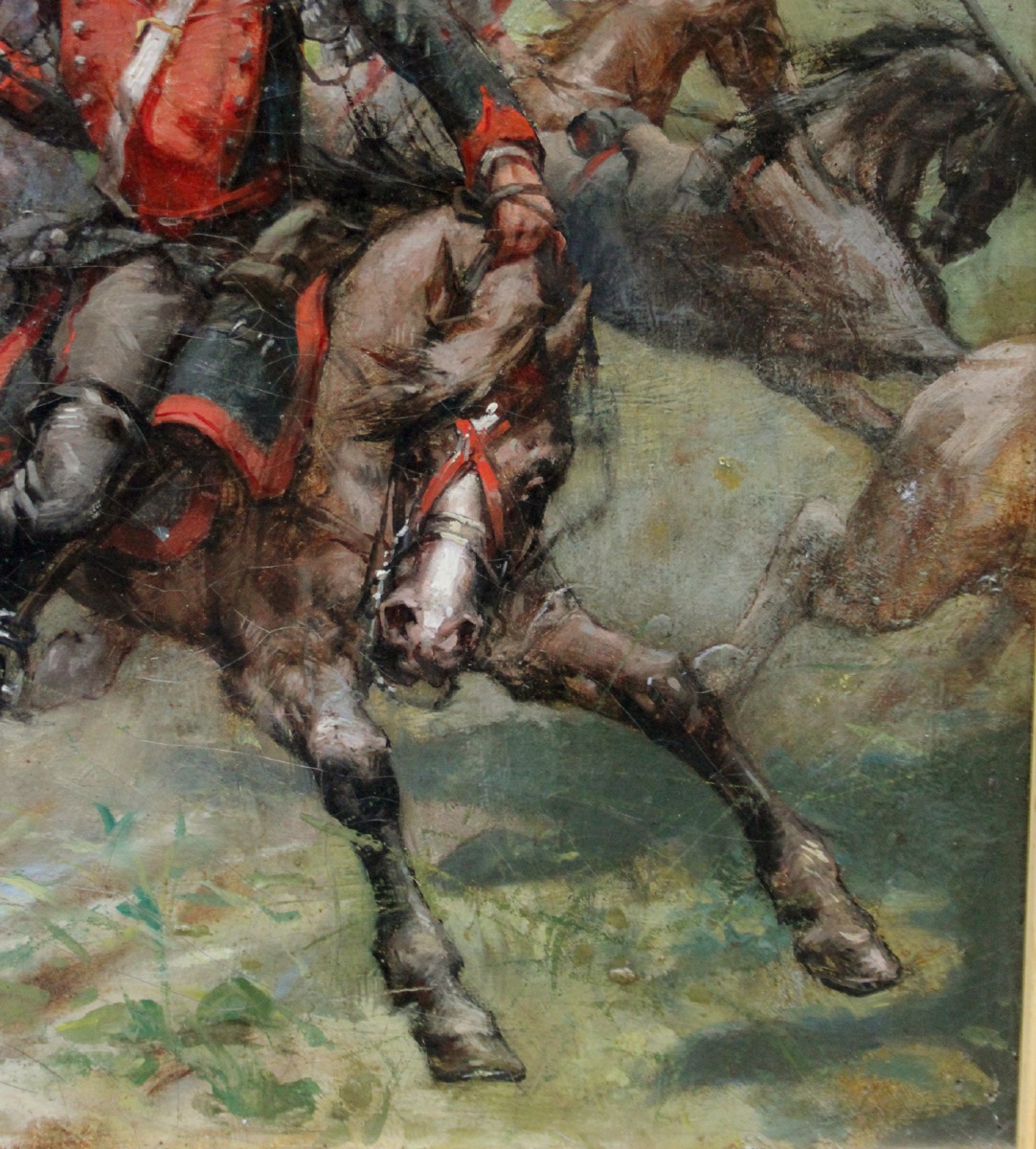 A Scene From The Franco-prussian War Of 1870–1871 By A French Painter, 19th Century-photo-5