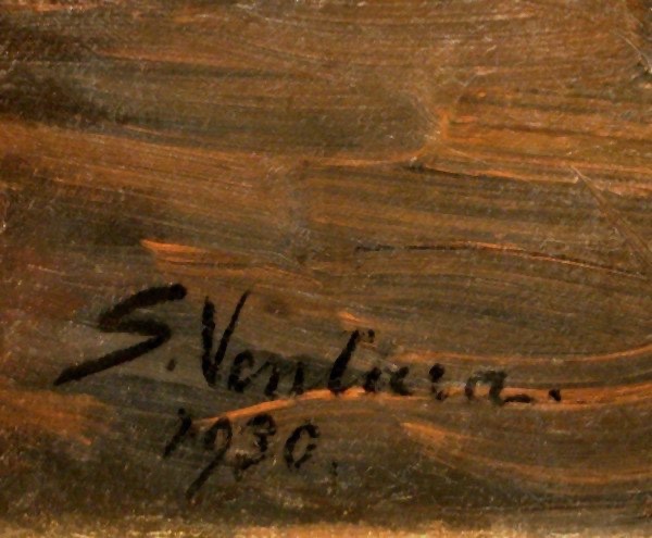 CHEF DES INDIENS DAMÉRIQUE PAR STEFANIE VENTURA (AUTRICHIEN, NÉE 1891)-photo-4