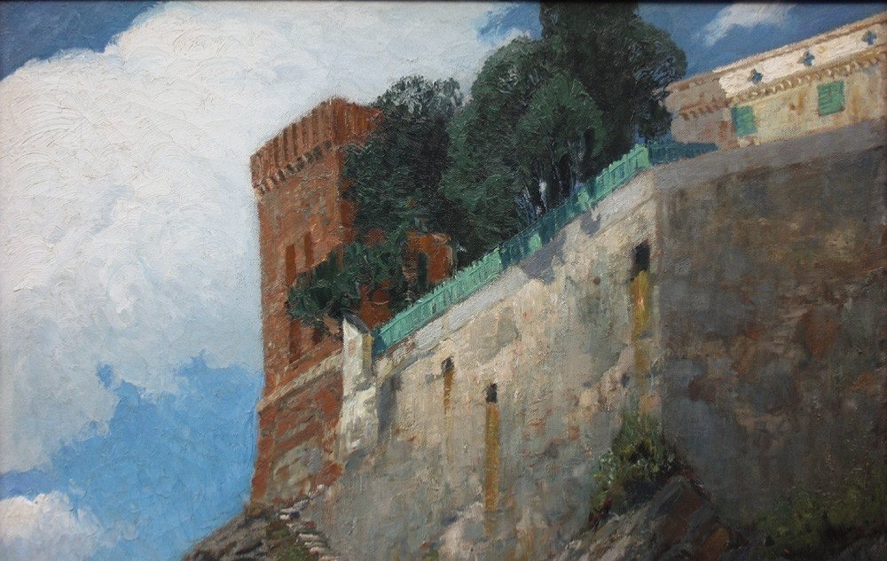 Willy Hamacher (german, 1865–1909) The Ligurian Coast Near Zoagli, Genoa (riviera Di Levante)-photo-3