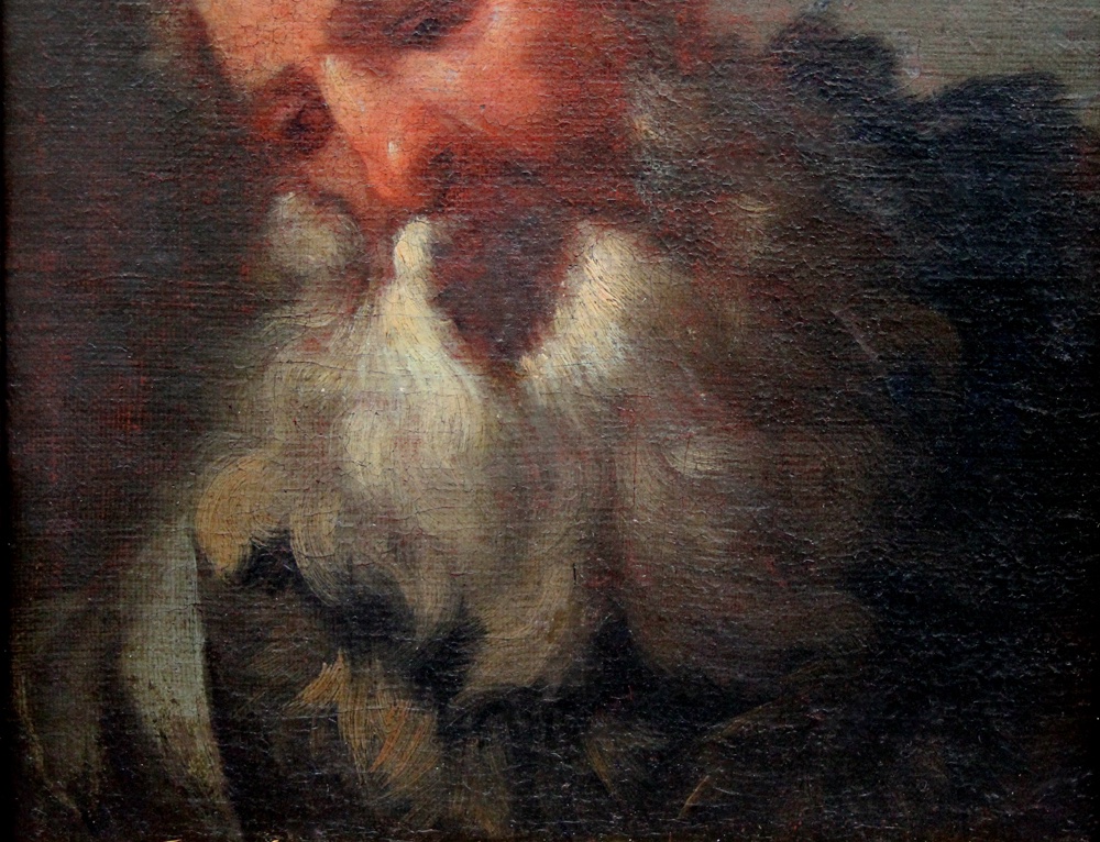 Christian Wilhelm Ernst Dietrich Dietrichy (1712-1774)  Portrait d'homme barbu (Saint Pierre)-photo-4