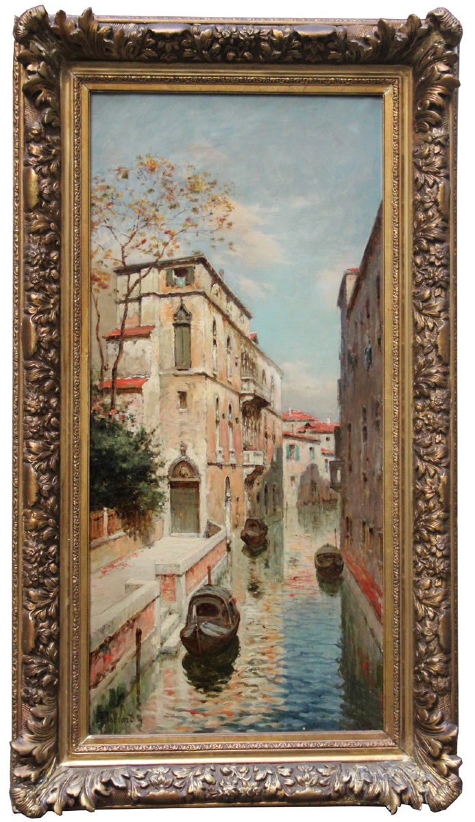 Antoine Bouvard (1870-1955) , Deux vues de Venise-photo-2