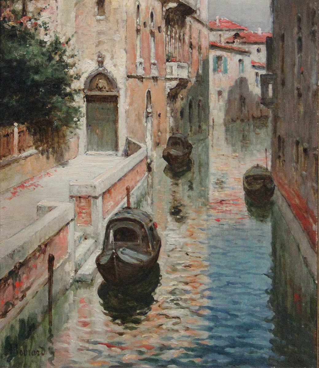 Antoine Bouvard (1870-1955) , Deux vues de Venise-photo-1