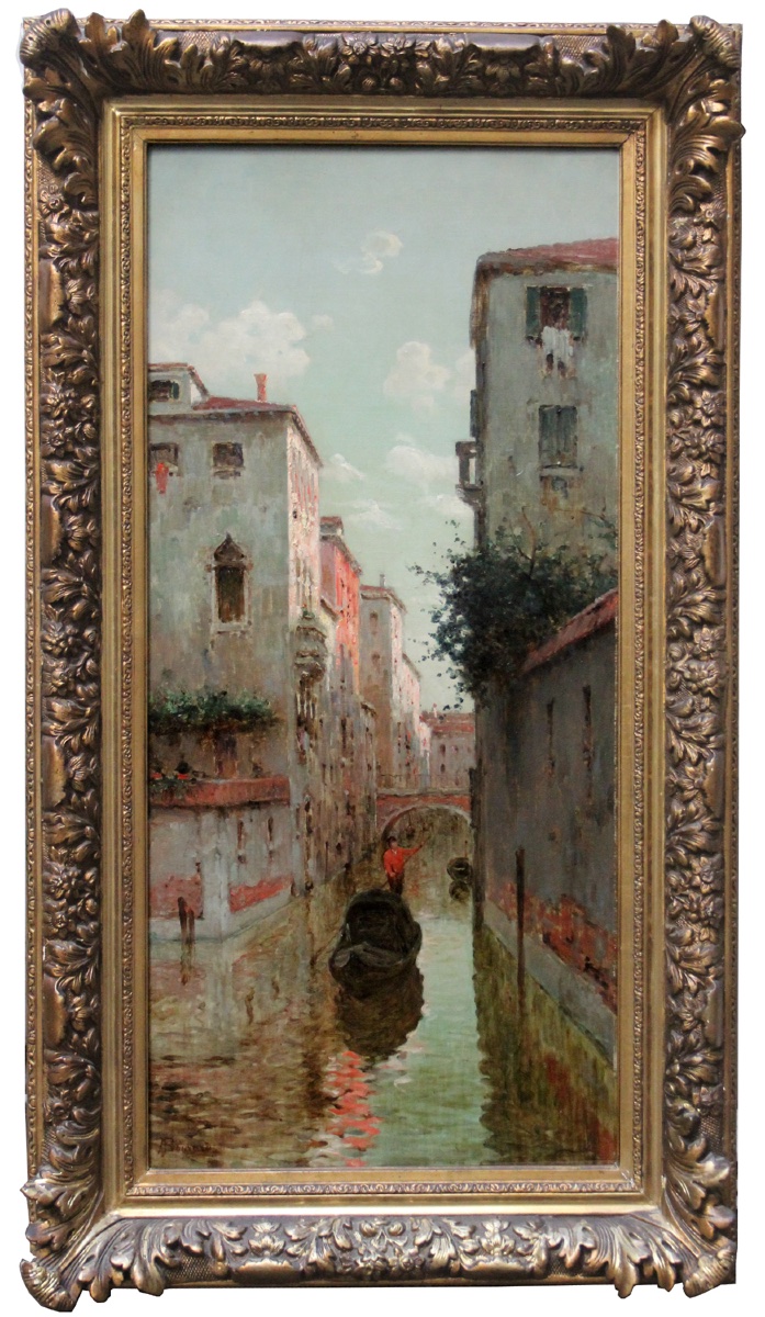 Antoine Bouvard (1870-1955) , Deux vues de Venise-photo-3