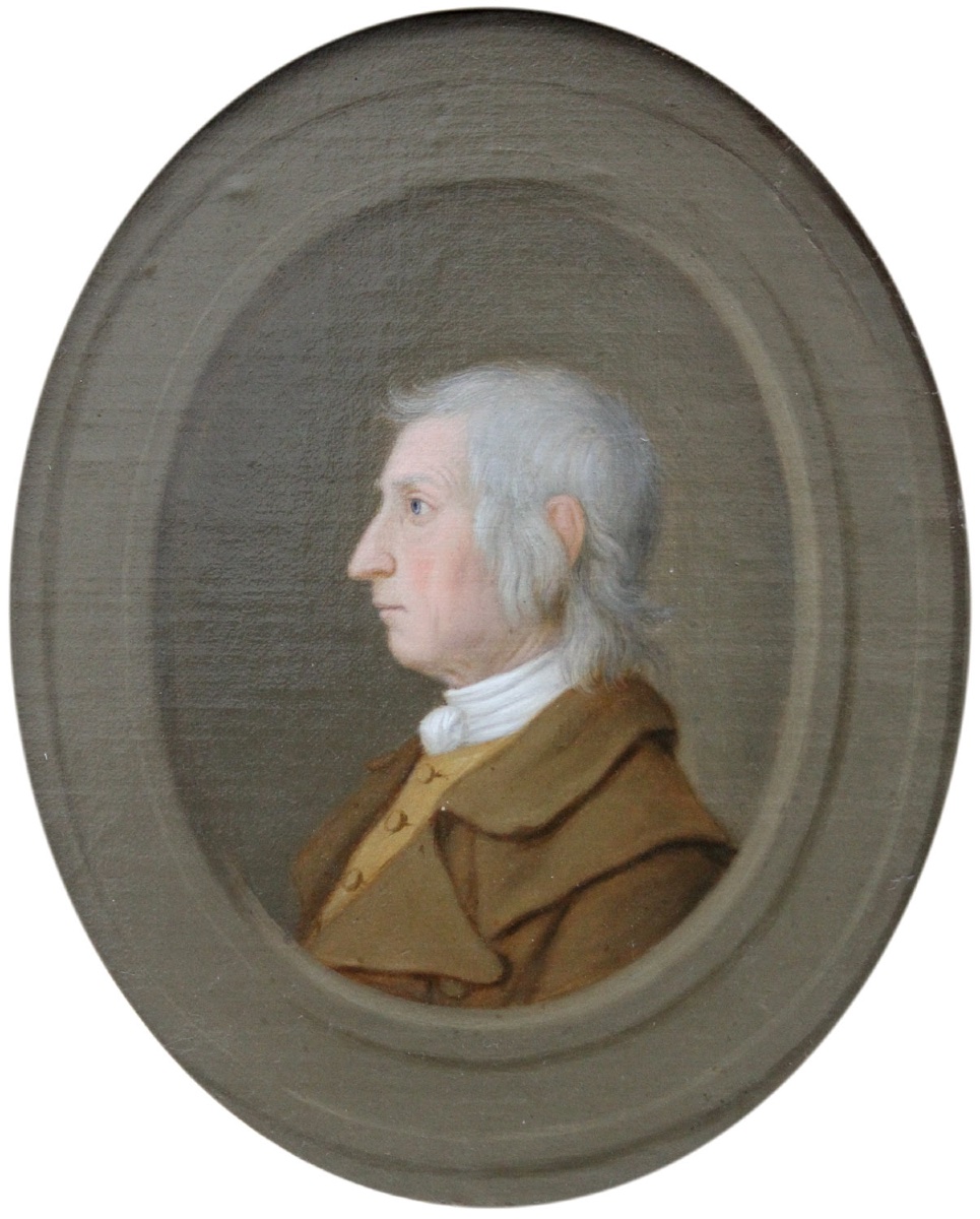 Classique allemand vers 1800  Portrait d'un homme de profil-photo-2