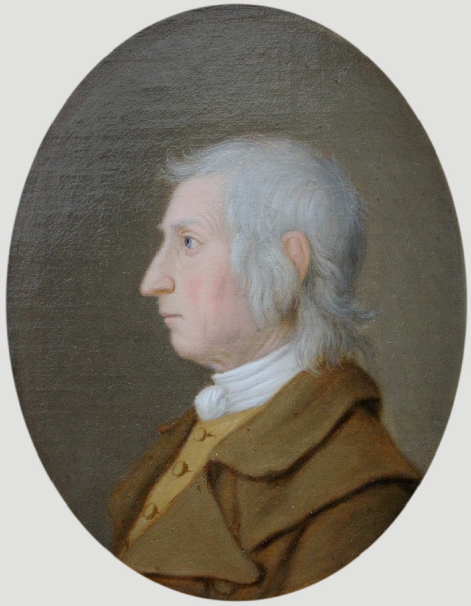 Classique allemand vers 1800  Portrait d'un homme de profil-photo-3