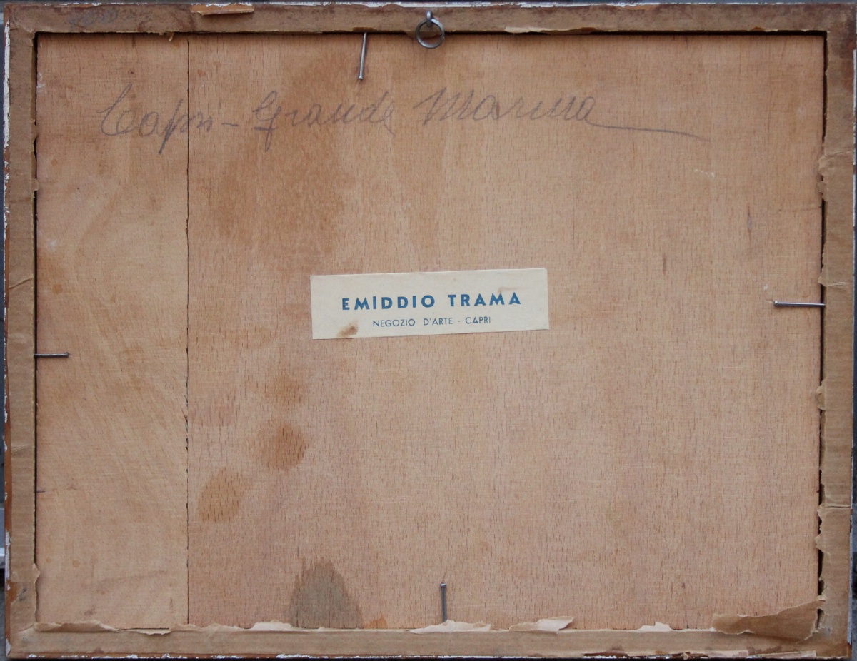 Two Street Scenes In Capri By Gianni (neapolitan, Active In The 19th And 20th Centuries)-photo-2