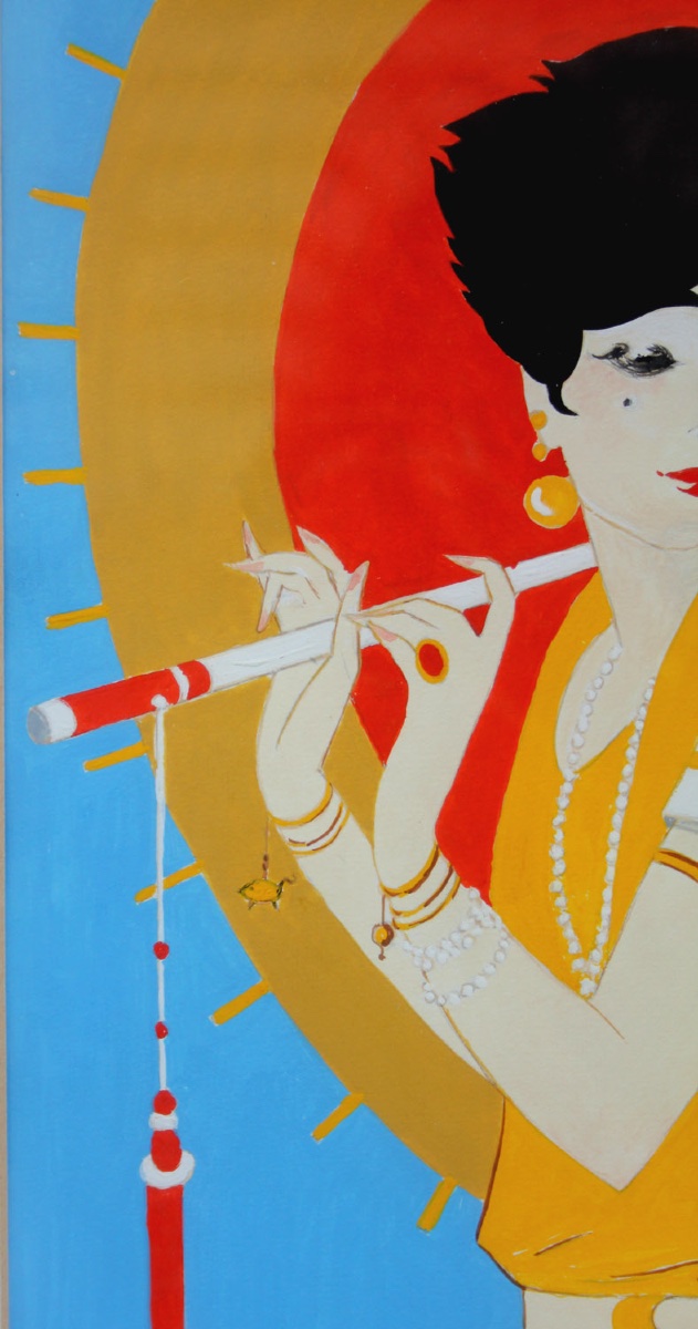 Original Art Deco Illustration For An Advertising Poster, By A German Graphic Designer, 1920s-photo-1