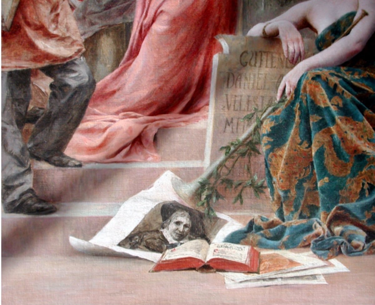 "allegory Of The Graphic Arts" By Ferd. Hercik (born 1861), Museum Of Applied Arts In Prague-photo-5