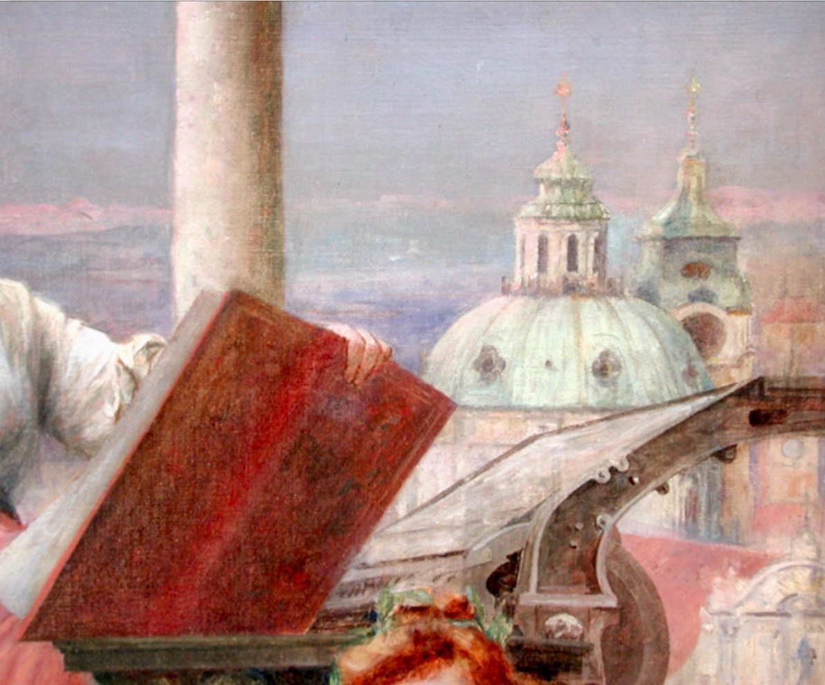 "allegory Of The Graphic Arts" By Ferd. Hercik (born 1861), Museum Of Applied Arts In Prague-photo-6