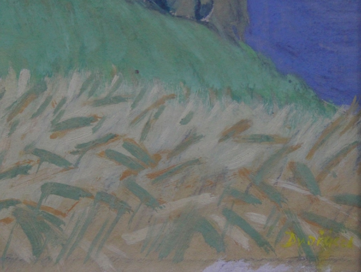 Modernist Landscape By Ludwik Dvoracek (czech, Born In 1895)-photo-3