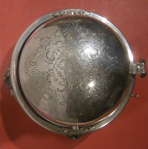 Caviar Container, Silver, Hallmark Diana Head 1872-1922, Viennese Manufacture Brother Frank-photo-3