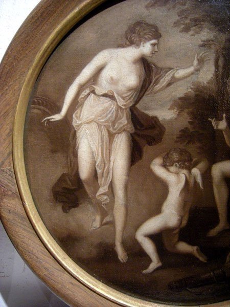 Angelica Kauffmann (1741-1807), attribut. Une Paire de peintures allégoriques-photo-3