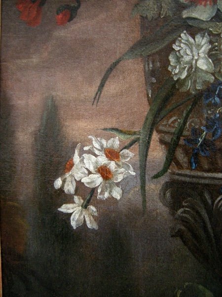 Flowers In A Stone Urn By Jean-baptist Monnoyer (1634 - 1699) - Workshop-photo-4
