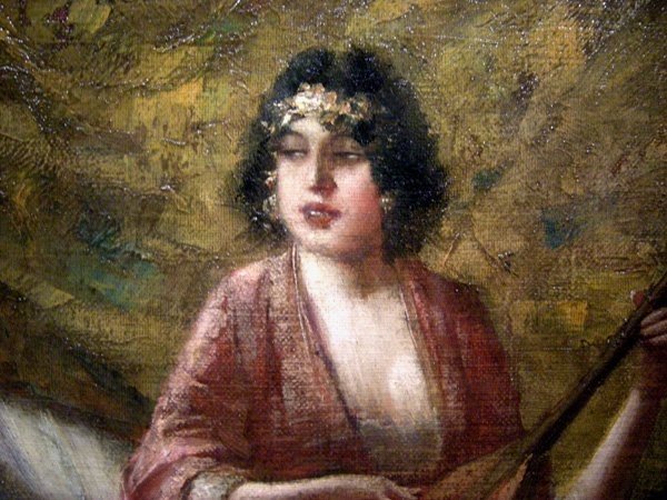 Scène de Harem par Eduard Ansen-Hofmann  (autrichienne 1862-1955)-photo-4