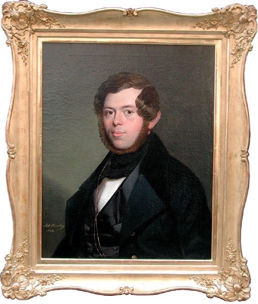 Portrait Of A Young  Nobleman By Anton Haala (austrian, Circa 1830)