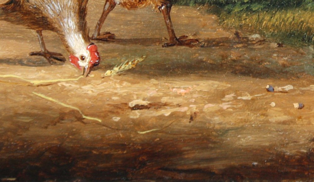 Frans Van Severdonck ( Belge, 1809-1889) Coq et poules-photo-3