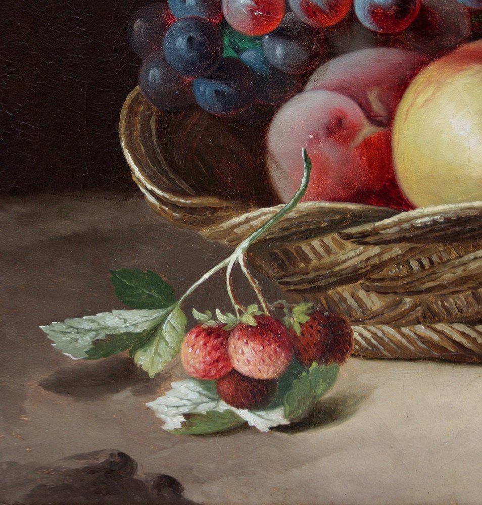 Francesco Malacrea (trieste 1812-1886) Still Life With Fruits-photo-1