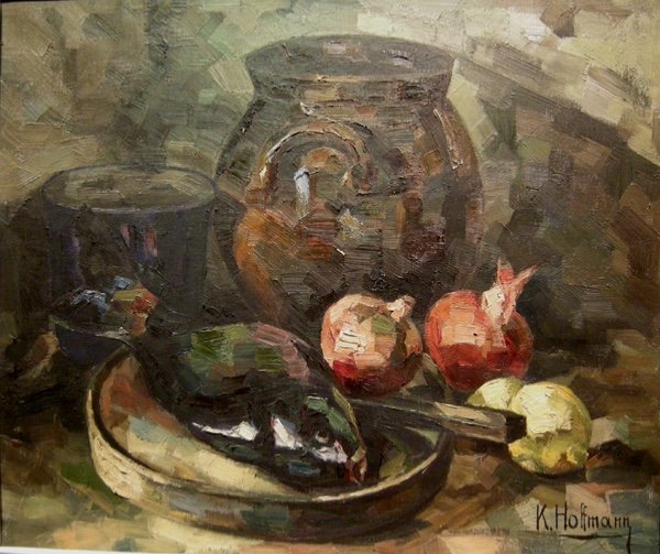 Karl Hoffmann (1893-1972) Nature Morte-photo-2