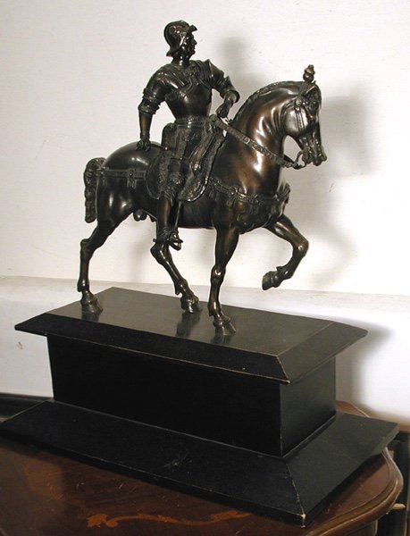Statue en bronze de Bartolomeo Coleone, Venise XIXe siècle