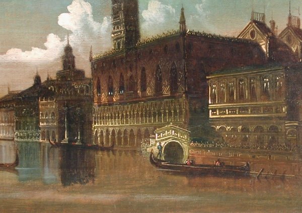 Francesco Guardi (1712-1793) Entourage, Une  paire de vue  de Venise-photo-5