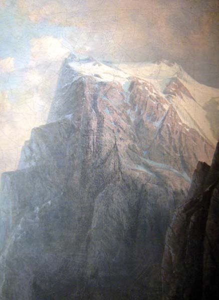 Eagle-hunter sur le lac de montagne par Friedrich Voltz ( allemand 1817-1886)-photo-2