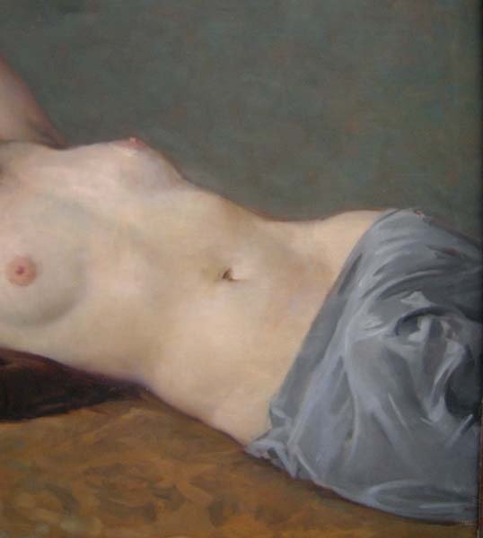 Nu couché par Gustav Sykora (Tchèque, né en 1889)-photo-1