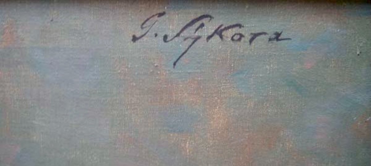 Nu couché par Gustav Sykora (Tchèque, né en 1889)-photo-3