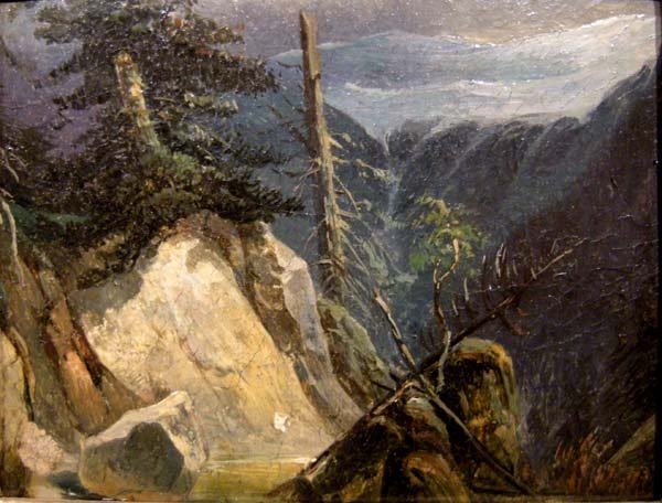 Windbreaks In The Mountains By August Friedrich Piepenhagen (czech 1791 - 1868)-photo-2