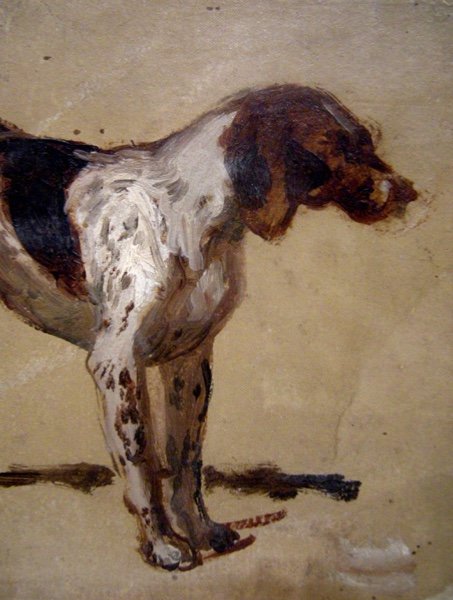 Study Of A Dog By The Austrian School, Mid-19th Century-photo-3