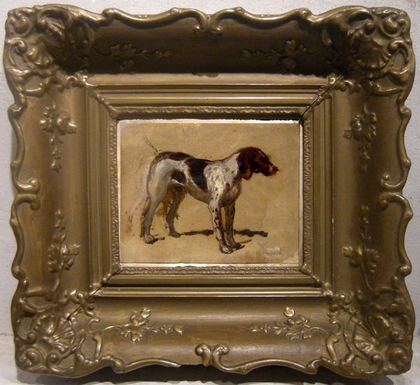 Study Of A Dog By The Austrian School, Mid-19th Century