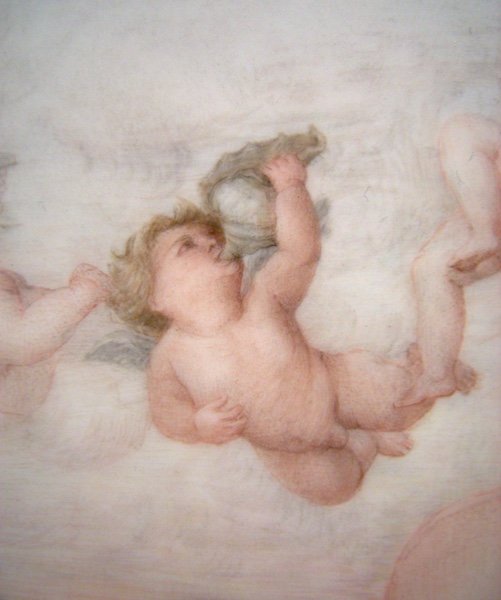 Plaque En Porcelaine, 19 Siècle « La Naissance de Vénus », d'Après Alexandre Cabanel -photo-3