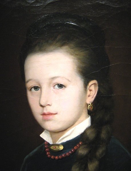 Louise Codecasa (inscrite, née en 1856) Une paire  de portraits  de soeurs-photo-4