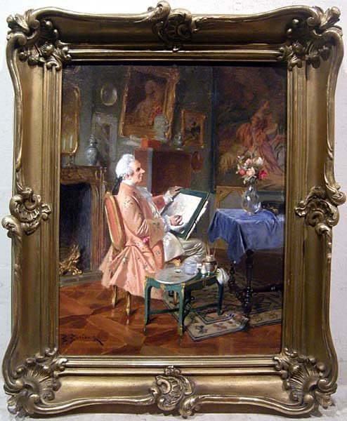 The Amateur Artist By Bernard Louis Borione (born In 1865)