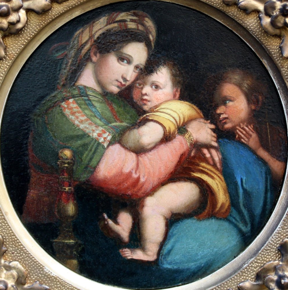 Madonna Della Sedia After Raphael, Mid-19th Century-photo-2